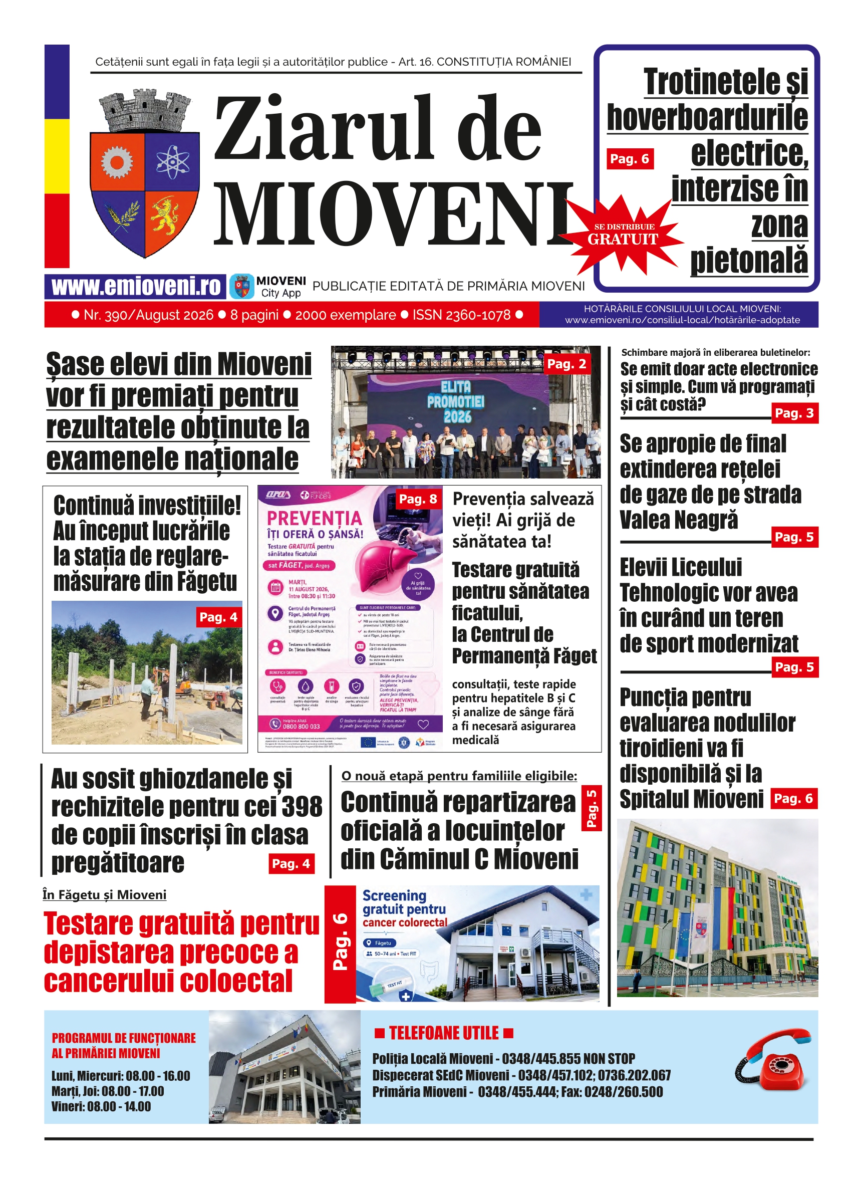 Ziarul de Mioveni nr. 390 - August 2026