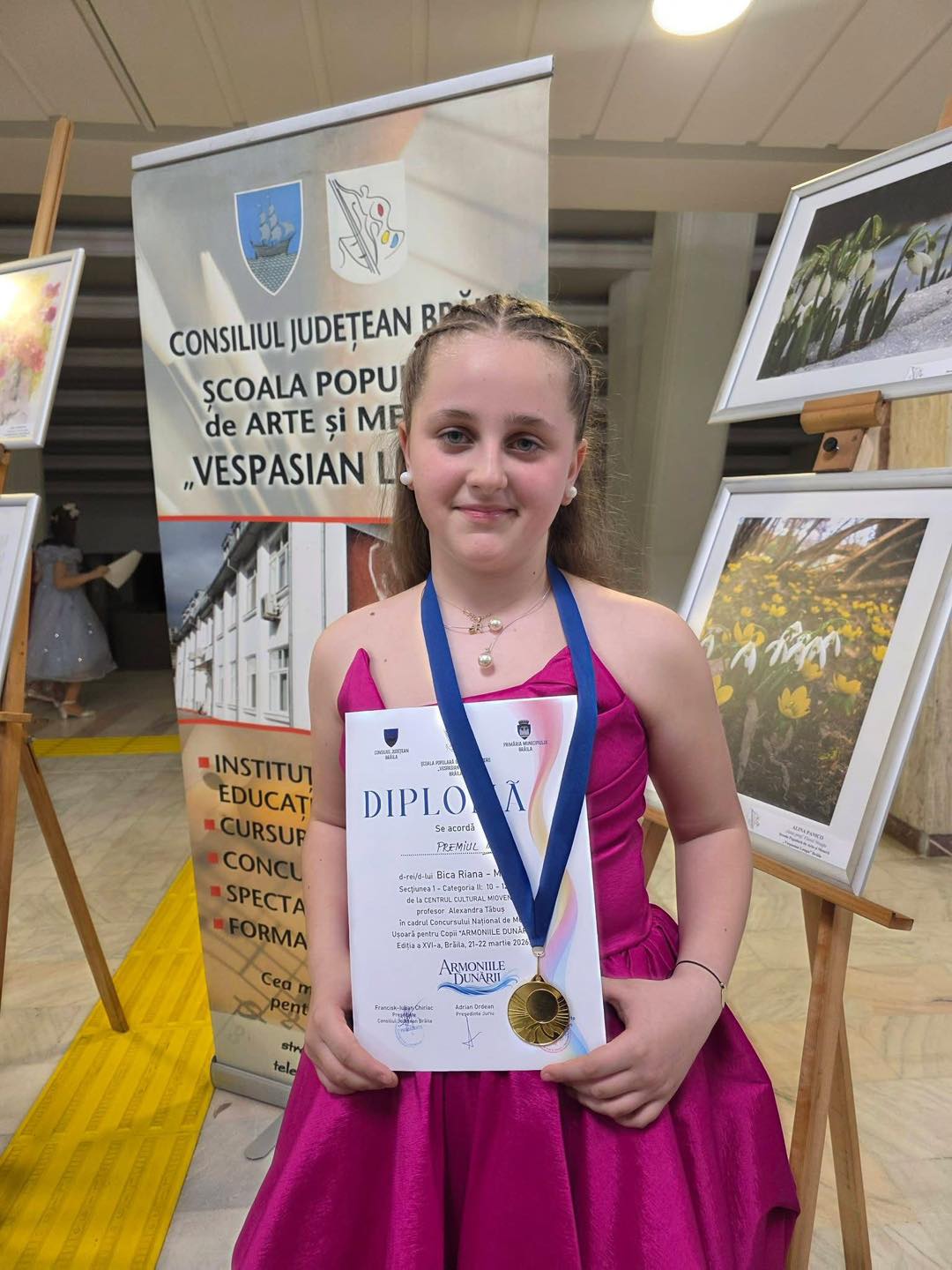 Eleva Centrului Cultural premiată la Armoniile Dunării