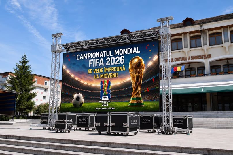 Campionatul Mondial FIFA 2026 se vede împreună la Mioveni!