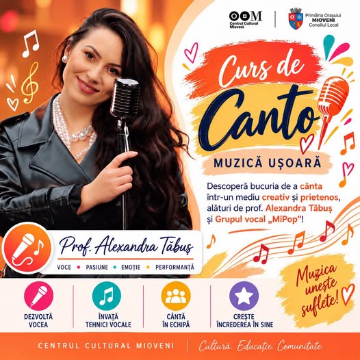 Curs de Canto – Muzică Ușoară| Grupul Vocal „MiPop”