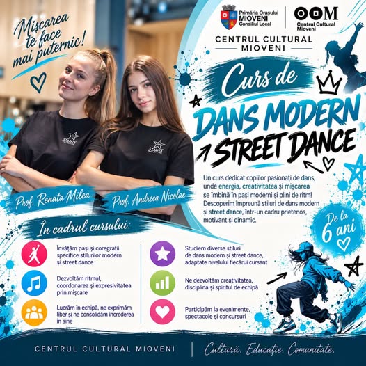 Dans Modern / Street Dance – energie, ritm și creativitate!